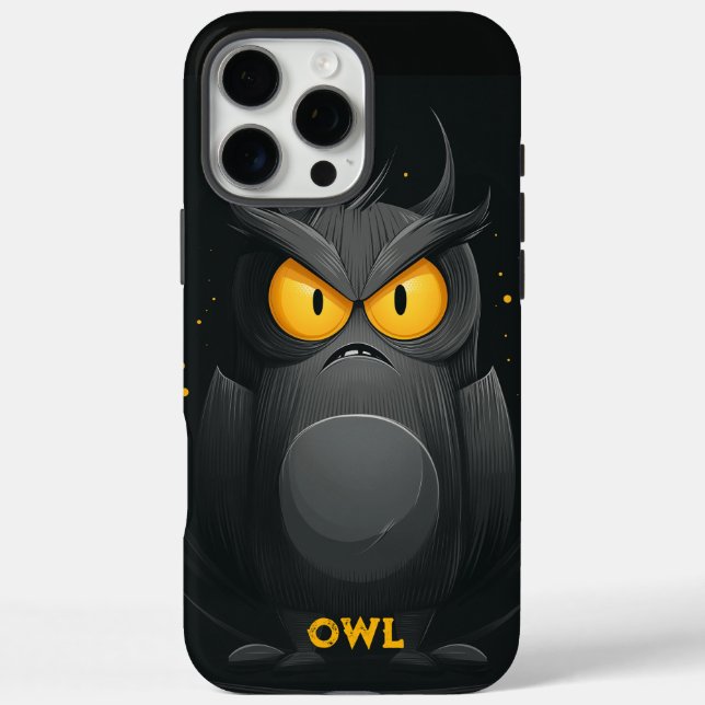 Grumpy Owl Personalized Case-Mate iPhone Case (Back)