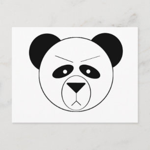 Grumpy Panda Postcard