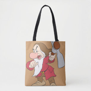 Grumpy Pointing Axe Tote Bag
