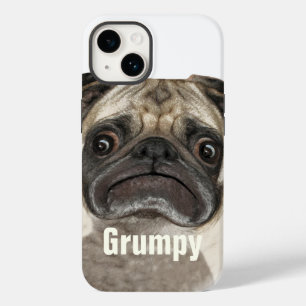Grumpy Puggy Gifts Case-Mate iPhone 14 Case