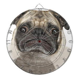 Grumpy Puggy Gifts Dartboard