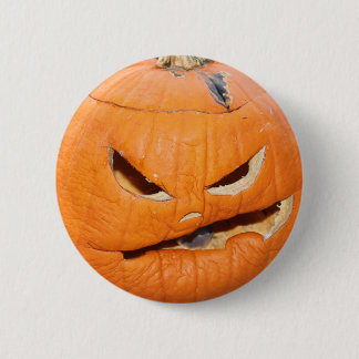 Grumpy Pumpkin 2 Inch Round Button