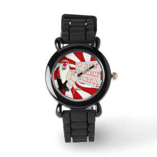 Grumpy Santa eWatchFactory Glitter Watch