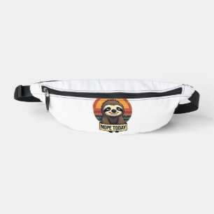 Grumpy Sloth Vintage Funny Retro Shirt Design Fanny Pack