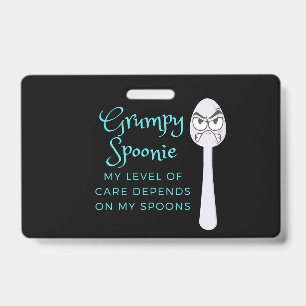 Grumpy Spoonie  Badge