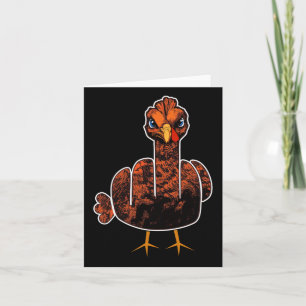 Grumpy Thanksgiving Turkey Card