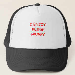 grumpy trucker hat