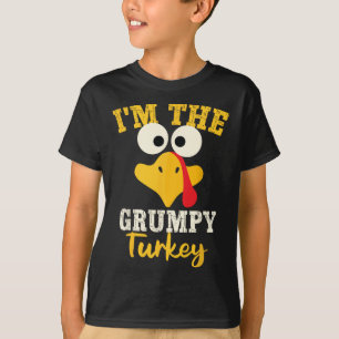 Grumpy Turkey Team Family Matching Thanksgiving Di T-Shirt