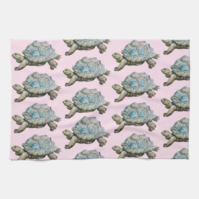 Grumpy Turtle - Kitchen Towel (Horizontal)