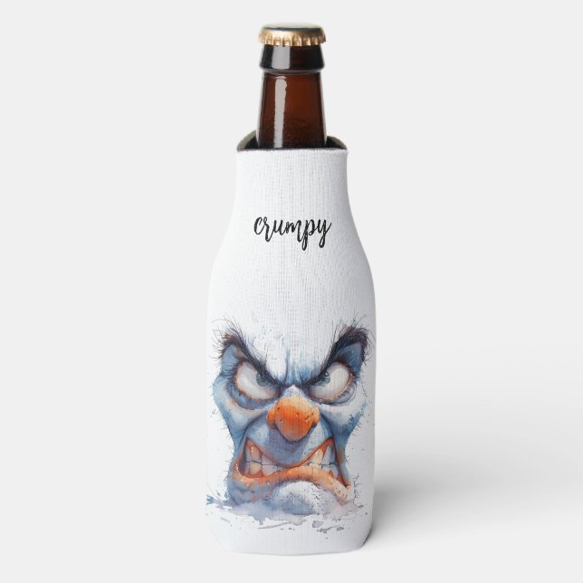 Grumpy Yeti Glacière de bouteille de bière" (Bottle Devant)