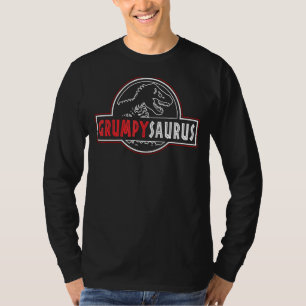 Grumpysaurus Rex Dinosaur Grumpy Saurus Family Mat T-Shirt