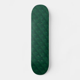 Grün ist die Hoffnung -Muster Regentropfen Skateboard