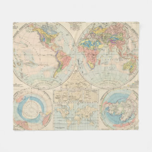 Grund u Boden - Soil Atlas Map Fleece Blanket