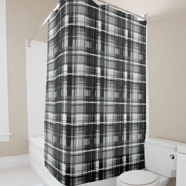 Grunde Black White Flannel Plaid Tartan Design  (Creator Uploaded)