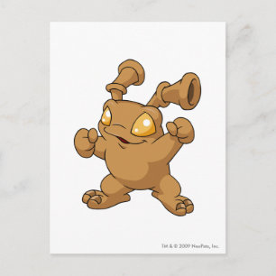 Grundo Brown Postcard