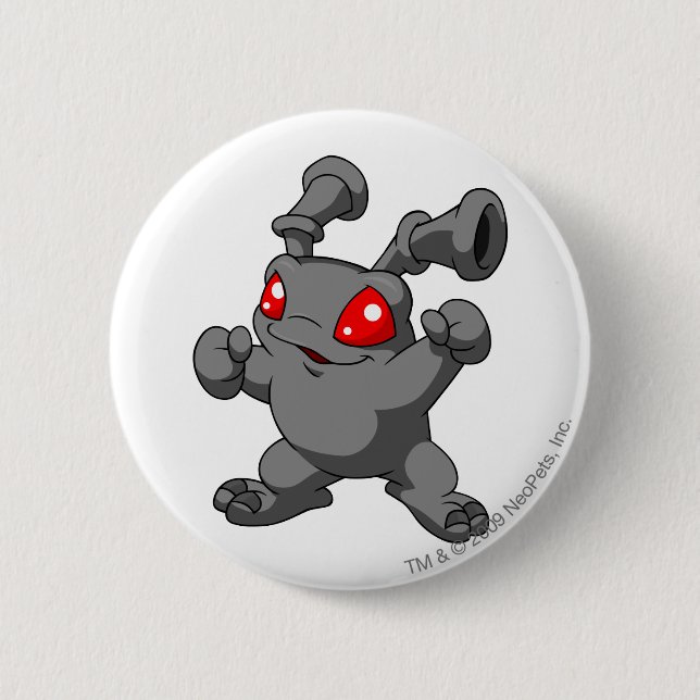Grundo Shadow 2 Inch Round Button (Front)