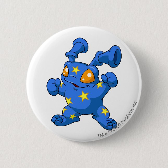 Grundo Starry 2 Inch Round Button (Front)