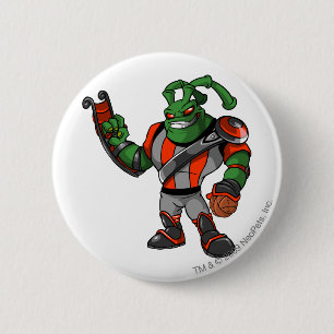 Grundo Virtupets Space Station Player 2 Inch Round Button