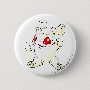 Grundo White 2 Inch Round Button