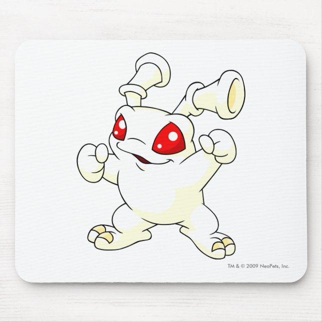 Grundo White Mouse Pad (Front)
