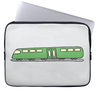 Grüner Zug Laptop Sleeve