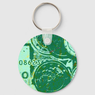 Grünes Geld Keychain