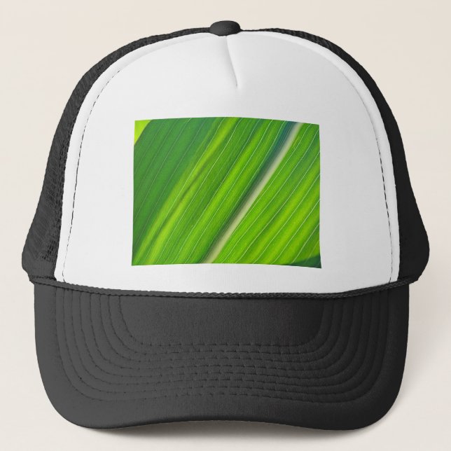 Grünes Maisblattdesign Trucker Hat (Front)