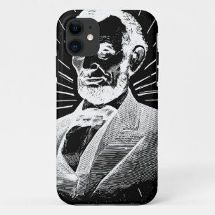 grunge abraham lincoln iPhone 11 case