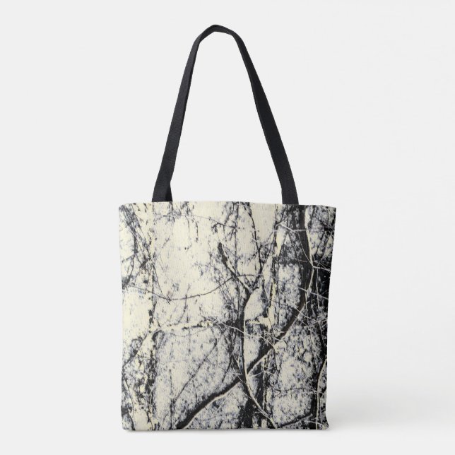 Grunge abstaract tote bag (Back)