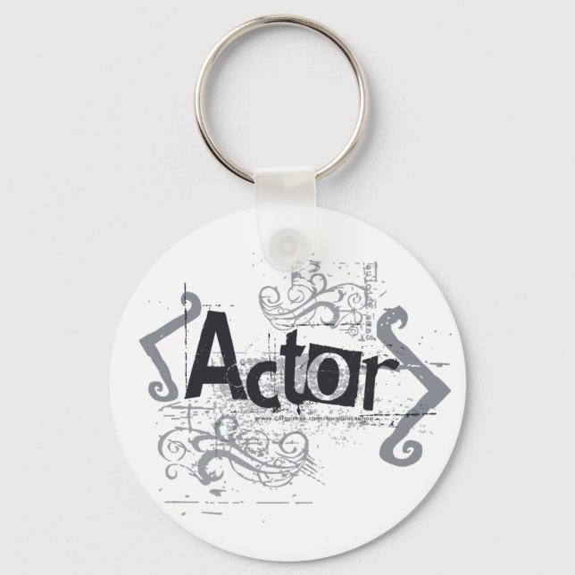 Grunge Actor Keychain (Front)