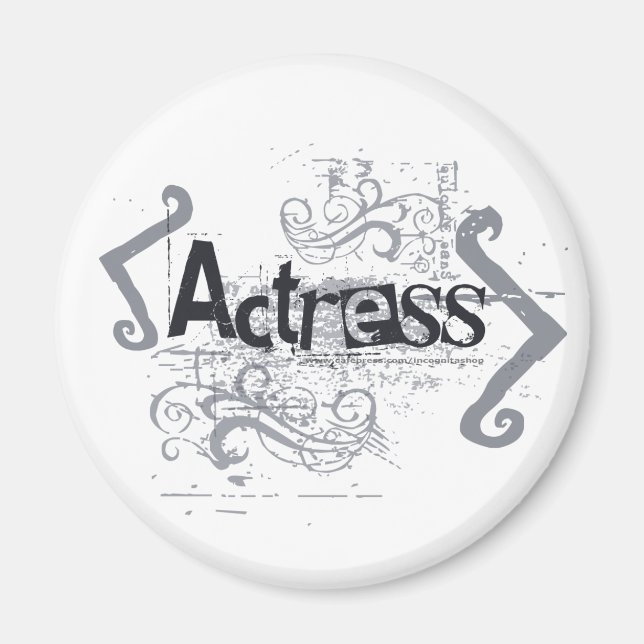 Grunge Actress Magnet (Front)