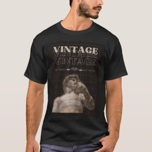 Grunge Aesthetic Vintage David Statue Art Design T-Shirt