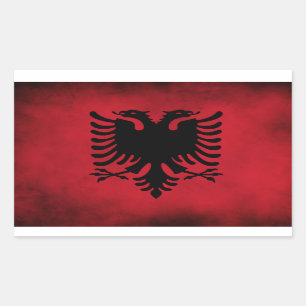 Grunge Albanian Flag [High Quality] Sticker