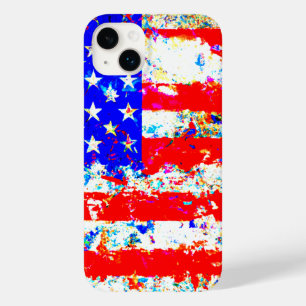 Grunge American Flag Case-Mate iPhone 14 Plus Case