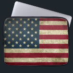 Grunge American Flag Laptop Sleeve<br><div class="desc">Grunge American Flag design. Perfect gift for home,  office or decoration.</div>