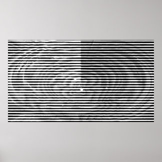 grunge art abstract rough random horizontal lines  poster
