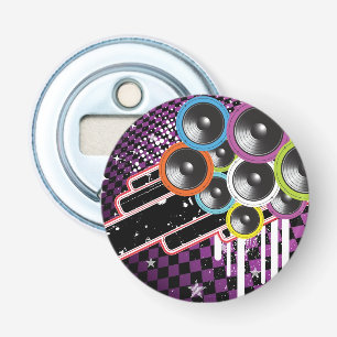 Grunge background bottle opener