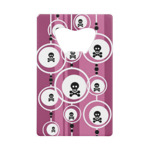 Grunge Background Credit Card Bottle Opener