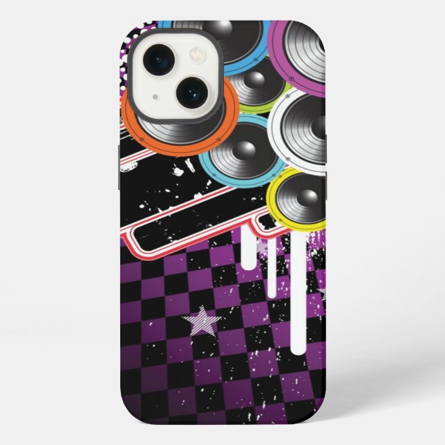 Grunge background iPhone case (Back)
