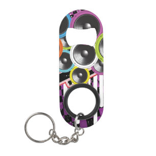 Grunge background mini bottle opener