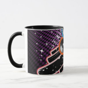 Grunge background mug