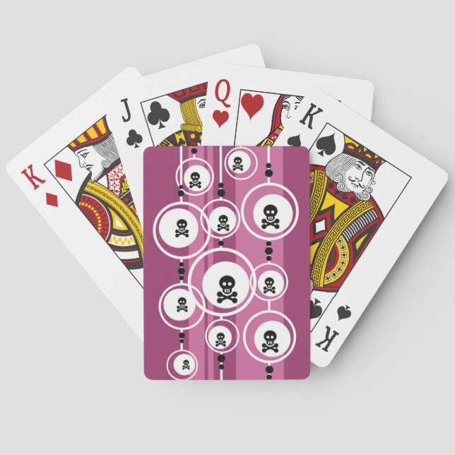 Grunge Background Playing Cards (Back)