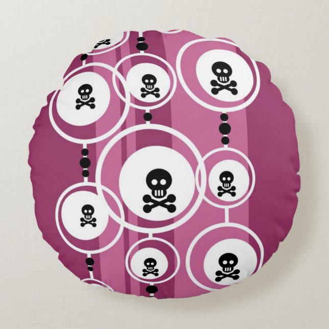 Grunge Background Round Pillow (Front)