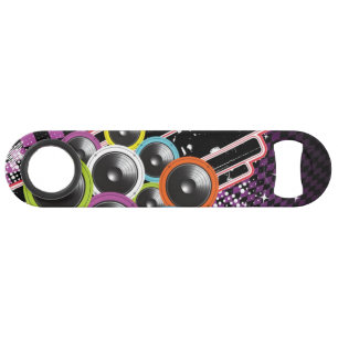 Grunge background speed bottle opener