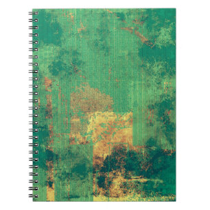 Grunge background with vintage style graphic eleme notebook