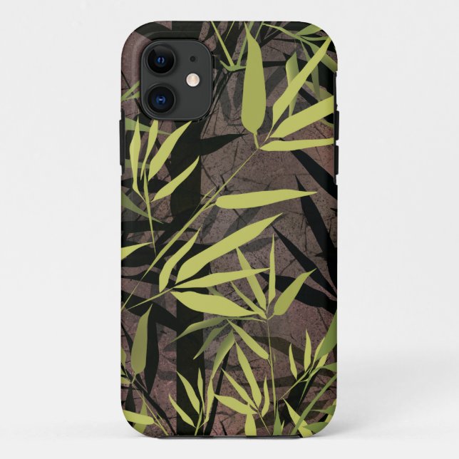 Grunge bamboo forest.  Case-Mate iPhone case (Back)