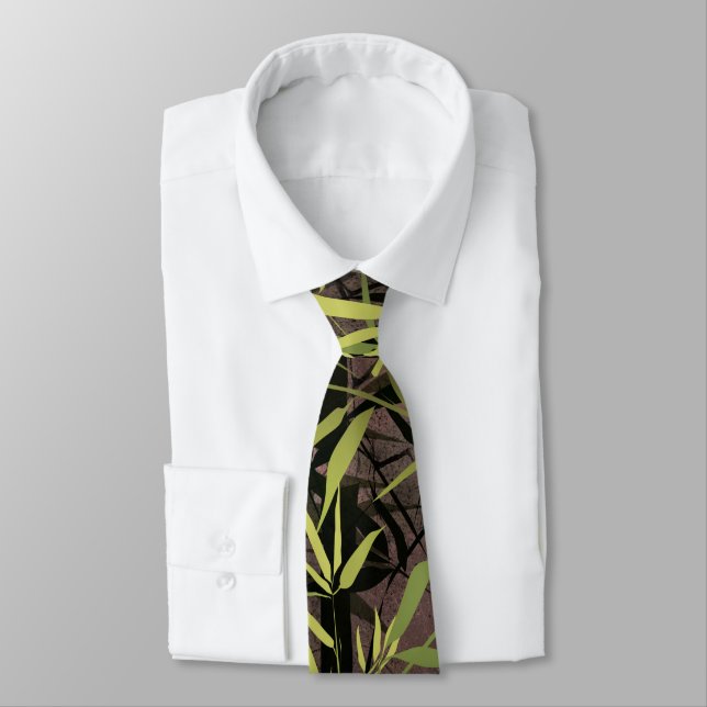 Grunge bamboo forest.  tie (Tied)