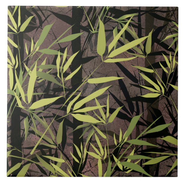 Grunge bamboo forest. tile (Front)