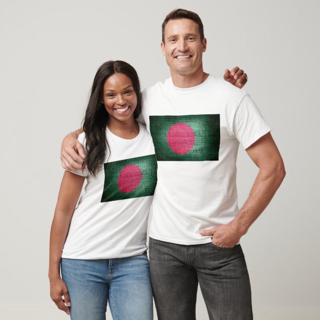 Grunge Bangladesh Flag T-Shirt (Unisex)