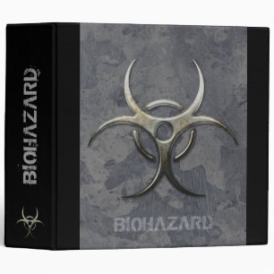 Grunge Biohazard organizer - 2.0" Binder
